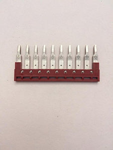 Dinkle DSS2.5N-10P DIN Rail Terminal Block Press-Fit Jumper (Pack of 10)