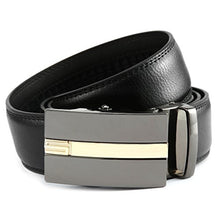 Load image into Gallery viewer, SQUEPLE Golden Letter S Men's Automatic Buckle with Genuine Leather Belt Strip LY87546-3-120
