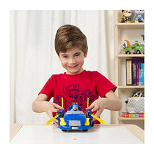 Load image into Gallery viewer, Paw Patrol, Mighty Pups Super Paws Chase’s Powered Up Cruiser Transforming Vehicle, Blue
