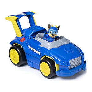 Paw Patrol, Mighty Pups Super Paws Chase’s Powered Up Cruiser Transforming Vehicle, Blue