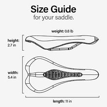 Load image into Gallery viewer, Wittkop Bicycle Saddle [for Mountain Bikes] – Comfortable Saddle for Men and Women with Integrated 5-Zone-Concept and Memory Foam - Waterproof Bike Seat with Airflow System, incl. User Manual

