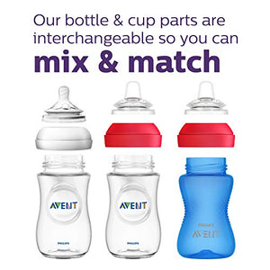 Philips AVENT My Grippy Spout Cup, 10oz, 2pk, Pink/Purple, SCF801/22, Multi