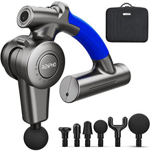 Load image into Gallery viewer, RENPHO Massage Gun with Adjustable Arm, Deep Tissue Muscle Percussion Massager gun,Portable Case Percussion Electric Back Massagers for Self Athletes Muscle Relax&amp;Stiffness FooT Hand Pain Relief Gifts
