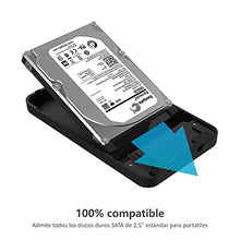 Load image into Gallery viewer, SABRENT 2.5-Inch SATA to USB 3.0 Tool-Free External Hard Drive Enclosure [Optimized for SSD, Support UASP SATA III] Black (EC-UASP)
