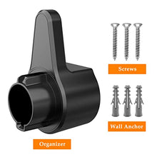 Load image into Gallery viewer, DASANRAO EV Charger Holder,Portable Wall Connector Holster,Electric car Cable Organizer,EVSE Charging Nozzle Dock Mount for J1772
