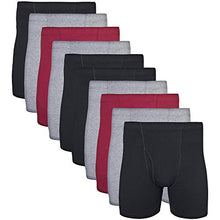 Load image into Gallery viewer, Gildan mens Covered Waistband Multipack Boxer Briefs, Fashion Assorted (10 Pack), Large US
