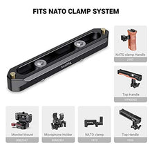 Load image into Gallery viewer, SMALLRIG Quick Release Safety Rail NATO Rail 10cm Long, Black- 1134
