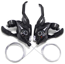 Load image into Gallery viewer, Shifter ST-EF51 3x7 Speed Shifter Brake Lever Combo 21 Speed Shifter Set and Brake Levers with Inner Cables for Shimano Bicycle Mountain Bike by KAKO
