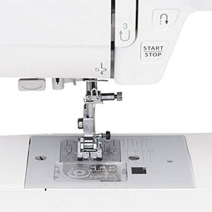Janome MOD-50 Computerized Sewing Machine with 50 Built-in Stitches, 3 One-Step Buttonholes, Drop Feed and Accessories
