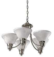 Load image into Gallery viewer, Hardware House 544452 54-4452 Bristol 5 Light Chandelier, 24"x15", Satin Nickel
