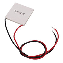 Load image into Gallery viewer, diymore TEC1-12706 12V 60W 6A 40MMX40MM Heatsink Thermoelectric Cooler Cooling Peltier Plate Module 10pcs
