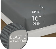 Load image into Gallery viewer, Swift Home Luxury Bedding Collection, Ultra-Soft Brushed Microfiber 6-Piece Bed Sheet Sets, Extremely Durable - Easy Fit - Wrinkle Resistant - (Includes 2 Bonus Pillowcases), Queen, Navy
