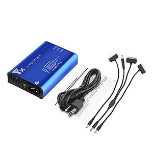 Hanatora 4 in 1 Rapid Multi Battery Charger with Ground for DJI Phantom 4/4 Advanced/4 Pro V2.0/4 Pro Plus Obsidian Drone&Remote Controller,Parallel Charging hub for Phantom 4 Series