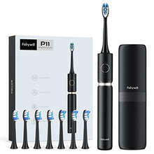Load image into Gallery viewer, Fairywill PRO P11 Sonic Whitening Electric Toothbrush - ADA Accepted Rechargeable Toohthbrush for Adults Clean, Red Dot Award 2020, Ultra Powerful with up to 62,000 VPC Motor, 8 Heads &amp; 1 Travel Case
