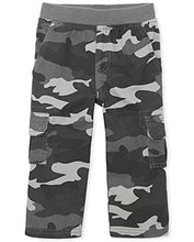 Load image into Gallery viewer, The Children's Place Baby Boys and Toddler Boys Pull On Cargo Pants, Steamboat, 4T
