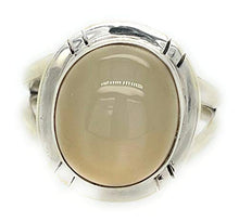 Load image into Gallery viewer, Natural Grey Orthoclase Moonstone 925 Sterling Silver Ring Size 9.5
