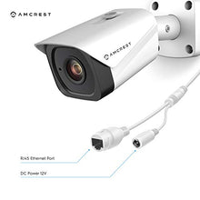 Load image into Gallery viewer, Amcrest UltraHD 4K (8MP) Outdoor Bullet POE IP Camera, 3840x2160, 131ft NightVision, 2.8mm Lens, IP67 Weatherproof, MicroSD Recording, White (IP8M-2496EW-28MM)
