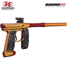 Load image into Gallery viewer, Maddog Empire Mini GS Tournament Elite Paintball Gun Package B - Dust Orange/Dust Red 2-pc Barrel
