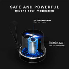 Load image into Gallery viewer, Portable Blender, 300ml BZseed Personal Size Blender Shakes and Smoothies, USB Rechargeable Mini Black Juicer Cup Handheld Fruit Mixer-IP68 Waterproof, BPA Free
