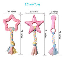 Load image into Gallery viewer, Volacopets Puppy Toys for Teething, Puppy Chew Toys for Small Dogs, Dog Toys for Small Dogs, Pink, 5-Pack
