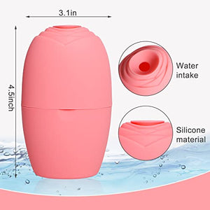 2 Pcs Ice Roller for Face and Eye, Ice Face Roller Skin Care Gua Sha Tool, Silicone Ice Mold for Face,Facial Ice Roller Skin Care Tool for Face & Eye Puffiness Relief & Remove Fine Lines,Gifts for Her