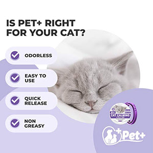 PETPLUS Cat Calming Collar for Cats | Purrfect to Reduce Your Pet’s Anxiety or Aggression | Pheromones for Cats & Cat Anxiety Relief | Cat Calming Products for Kittens | 2-Month Protection, 1 Collar