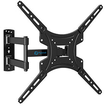 Load image into Gallery viewer, Full Motion TV Wall Mount Bracket Articulating Arms Swivels Tilts Extension Rotation for Most 13-55 Inch LED LCD Flat Curved Screen TVs, Max VESA 400x400mm up to 66lbs by Pipishell
