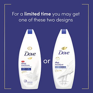 Dove Deep Moisture Body Wash For Dry Skin Moisturizing Body Wash Transforms Even The Driest Skin In One Shower 22 oz 4 Count