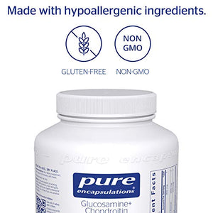 Pure Encapsulations - Glucosamine + Chondroitin with MSM - Healthy Cartilage Strength and Resilience - 240 Capsules