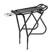 Load image into Gallery viewer, Ibera Bike Rack – Bicycle Touring Carrier with Fender Board, Frame-Mounted for Heavier Top &amp; Side Loads, Height Adjustable for 26&quot;-29&quot; Frames
