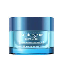 Load image into Gallery viewer, Neutrogena Hydro Boost Purified Hyaluronic Acid Pressed Night Serum, Facial Serum with Antioxidants &amp; Hyaluronic Acid for Dry Skin, Oil-Free &amp; Non-Comedogenic, 1.7 oz
