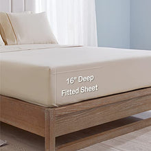 Load image into Gallery viewer, Bedsure Twin Size Sheets Set 4 PC - Deep Pocket Bed Sheets Twin Soft Brushed Microfiber, 1800 Hotel Luxury Bed Sheets Set, Wrinkle and Fade Resistant, Beige
