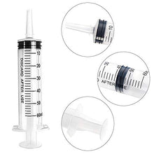 Load image into Gallery viewer, DEPEPE 8 Packs 60ml Large Plastic Catheter Tip Syringe with Caps Multiple Uses for Scientific Lab, Measurement and Dispensing
