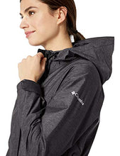 Load image into Gallery viewer, Columbia Women&#39;s Norwalk Mountain Jacket, Waterproof &amp; Breathable, Black Heather, X-Large
