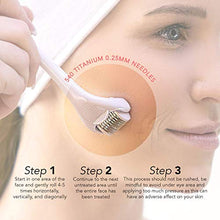 Load image into Gallery viewer, Kitsch Derma Roller Set - .25 mm Micro Derma Roller for Face &amp; Body, Face Dermaplaning Tool, Microneedling Derma Roller Cosmetic Microdermabrasion, 540 Microneedle Dermaroller w/E-Book + Case (White)
