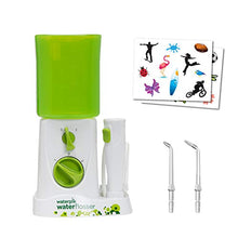 Load image into Gallery viewer, Waterpik Water Flosser for Kids, Countertop Water Flosser for Children and Braces, WP-260, Green
