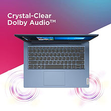 Load image into Gallery viewer, Lenovo IdeaPad 1 14 14.0" Laptop, 14.0" HD (1366 x 768) Display, Intel Celeron N4020 Processor, 4GB DDR4 RAM, 64 GB SSD Storage, Intel UHD Graphics 600, Win 10 in S Mode, 81VU0079US, Ice Blue
