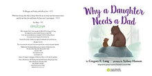 Load image into Gallery viewer, Why a Daughter Needs a Dad: Celebrate Your Father Daughter Bond this Valentine’s Day with this Special Picture Book!
