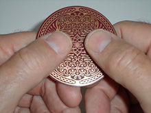 Load image into Gallery viewer, Expand Magnetize Your Life Force &amp; Aura, Know Your Own True Self Connect w/Divine Blueprint, Blue Moods, Sadness &amp; Weight Loss Support Powerforms Geometric Copper Healing Antenna Soul Activator 2.25"
