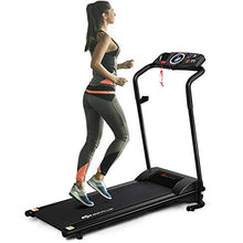 Load image into Gallery viewer, Kinelo Folding Electric Treadmill Motorized Running Machine Easy Assembly, 12 Programs with Transportation Wheels Electric Treadmills for Home Gym
