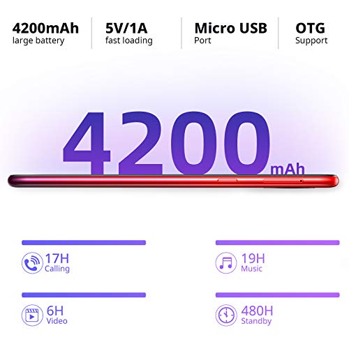 Load image into Gallery viewer, Blackview Android Phone, A80, 4G Dual sim Cell Phones, Bundle Android 10 OS 2GB+16GB ROM Unlocked Blackview Smartphones, 6.21in HD+, Fingerprint Face Detection, 4200mAh Capacity Battery tmobile Phone