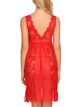 Load image into Gallery viewer, Avidlove Chemise Nightgowns Sexy Babydoll Lingerie Bridal Sleepwear Nighty Red, L
