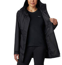 Load image into Gallery viewer, Columbia Women&#39;s Pardon My Trench Rain Jacket,Black,Small
