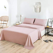 Load image into Gallery viewer, Bed Sheet Set 4 Pieces Brushed Microfiber Luxury with Soft Bedding Fade and Stain Resistant Queen, Blush Pink
