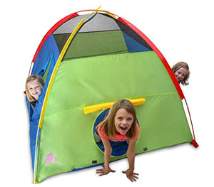 Kiddey Kids Play Tent & Playhouse – Indoor/Outdoor Camping Tent for Boys and Girls – Promotes Early Learning, Social Bonding, Imagination Building and Roleplay – Easy Setup