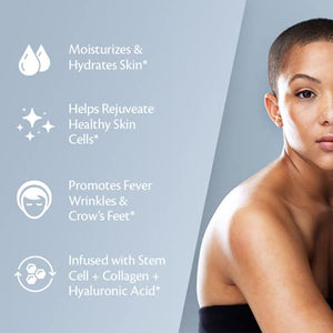 M3 Naturals Anti-Aging Eye Cream for Dark Circles and Puffiness with Collagen, Hyaluronic Acid & Fruit Stem Cell - Fight Eye Bags, Fine Lines, Puffiness, Under Eye & Wrinkles for Men & Women 1.7 oz
