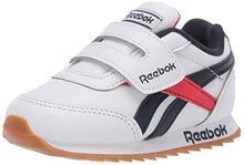 Load image into Gallery viewer, Reebok baby boys Reebok Royal Cljog 2 Kc Sneaker, White/Collegiate Navy/Radiant Red, 5 Infant US
