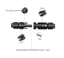 Load image into Gallery viewer, PowMr 48PCS Solar connectors - IP67 Male/Female Solar Connectors(24 Pairs Solar connectors)
