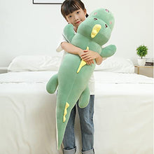 Load image into Gallery viewer, 31.4&quot; Dinosaur Plush Toy Pillow,Cute Dinosaur Stuffed Animals Doll,Soft Lumbar Back Cushion Big Dinosaur Plushies Stuffed Toy Cute Pillows,Great Gift for Kids Birthday,Valentine
