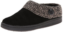 Load image into Gallery viewer, Clarks Women's Knit Scuff Slipper, Black, 11 M US
